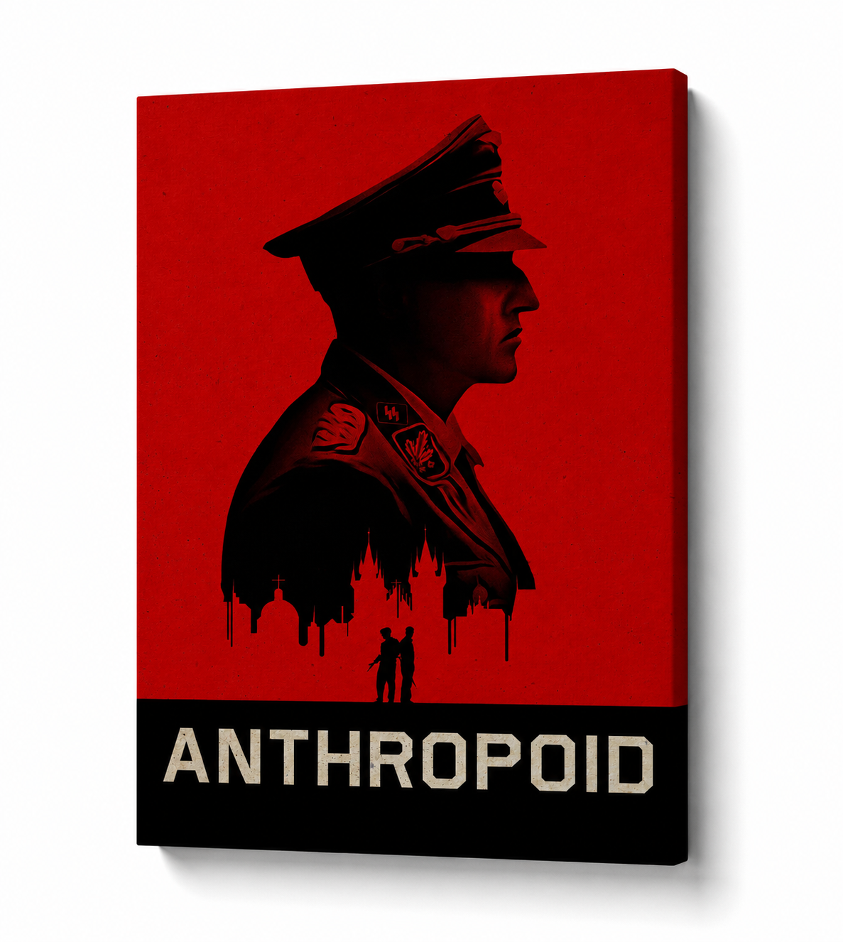 Anthropoid - Vintage War Film - Stretched Canvas