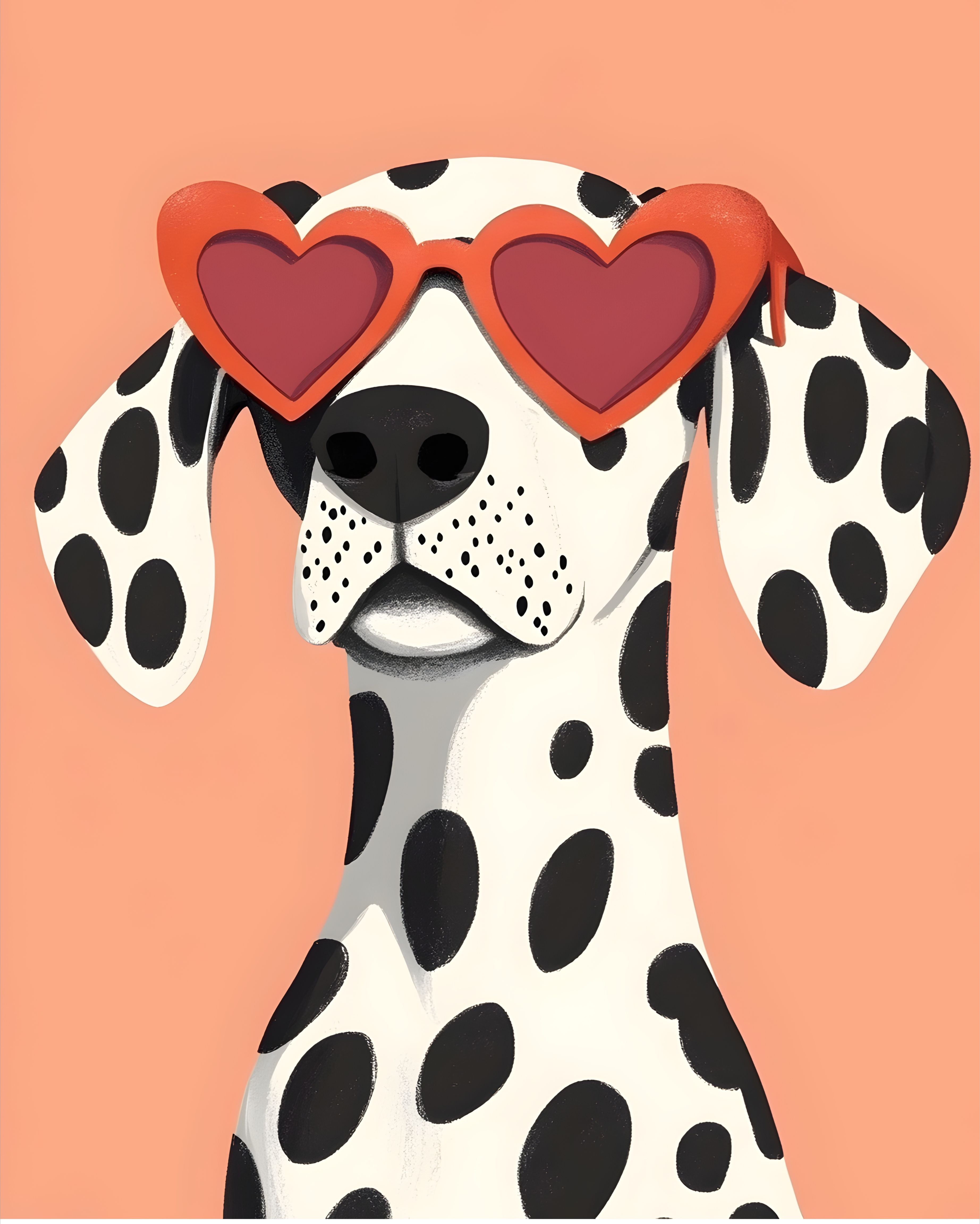 Pawsitively in Love - Stretched Canvas
