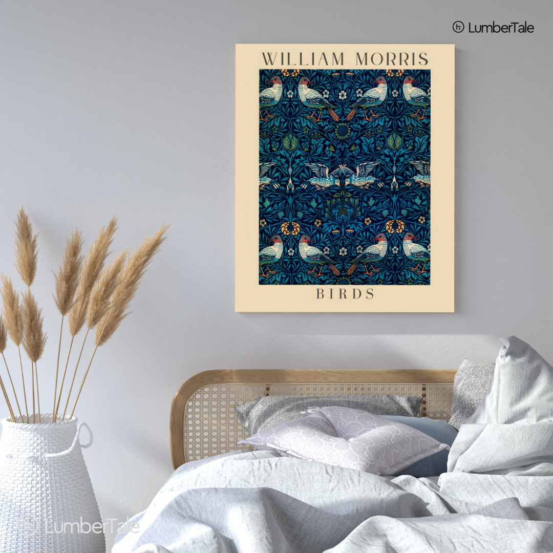 William Morris Bird & Bloom – Stretched Canvas