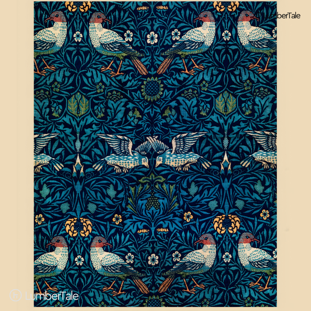 William Morris Bird & Bloom – Stretched Canvas