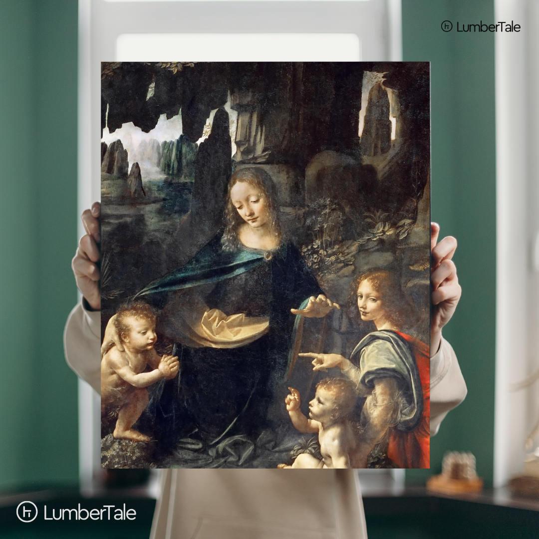 Holy But Make It Renaissance Chic - Da Vinci Drama - Stretched Canvas For Reading Nooks Coffee Walls Dramatic Corners