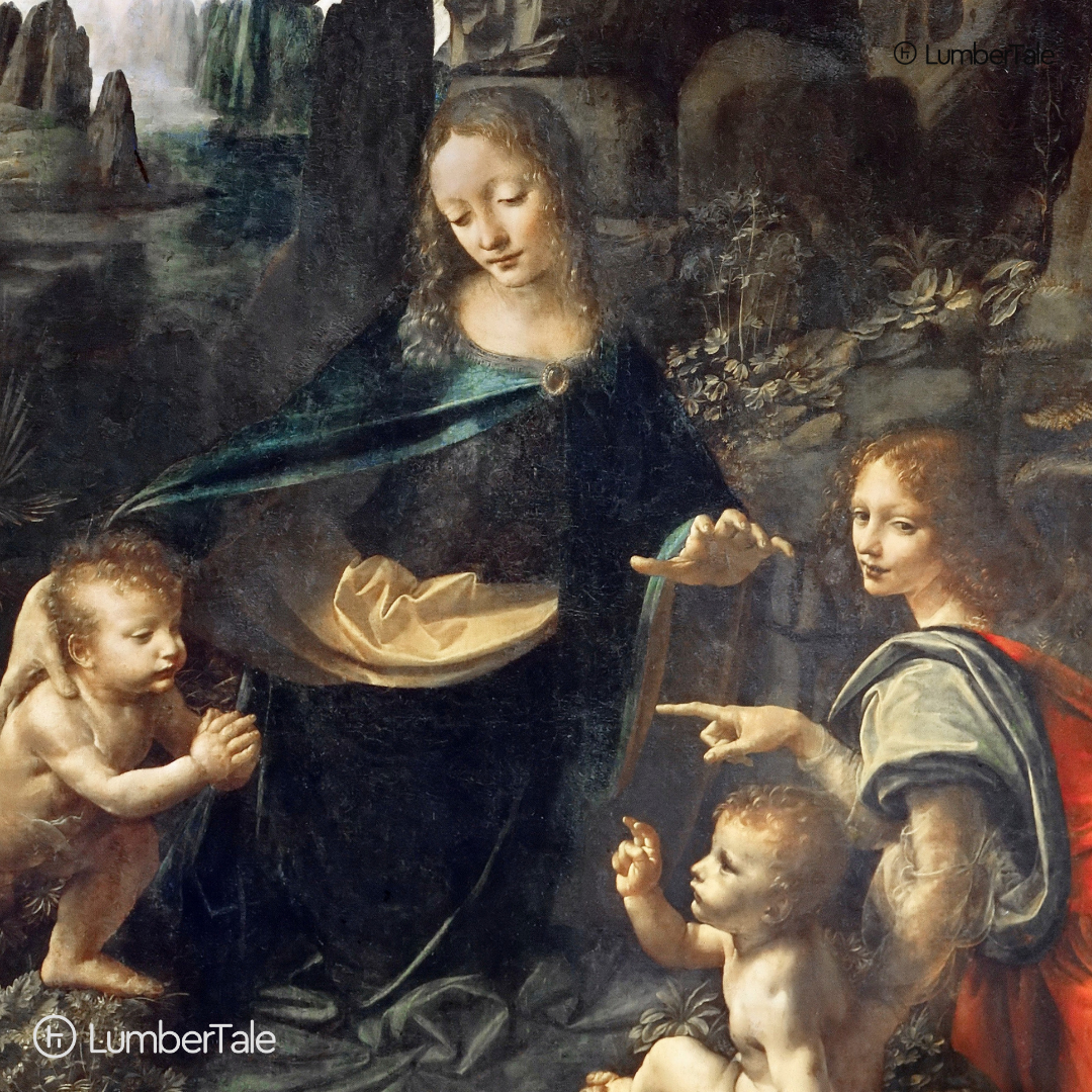 Holy But Make It Renaissance Chic - Da Vinci Drama - Stretched Canvas For Reading Nooks Coffee Walls Dramatic Corners