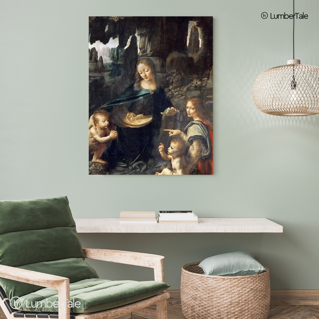 Holy But Make It Renaissance Chic - Da Vinci Drama - Stretched Canvas For Reading Nooks Coffee Walls Dramatic Corners