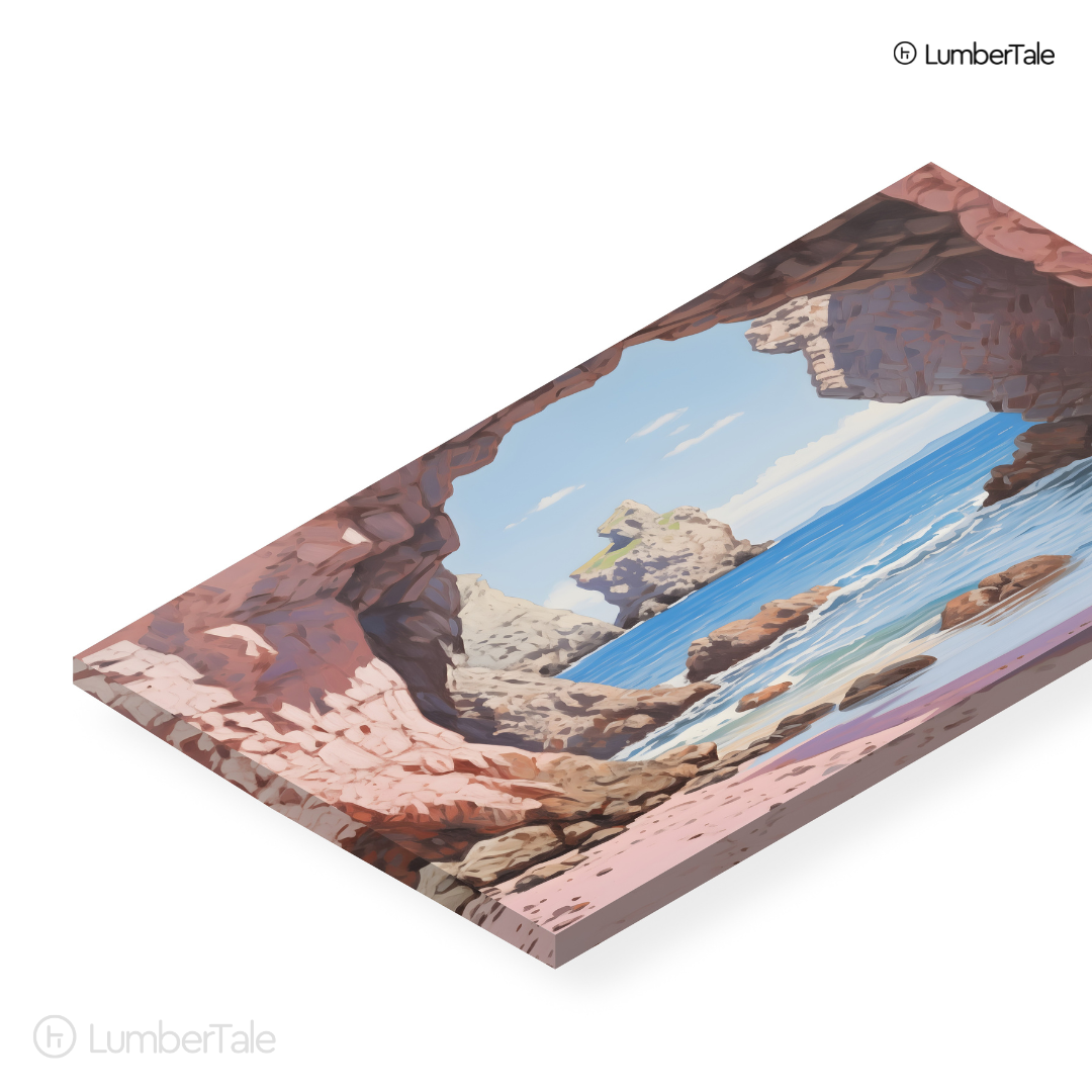 Peek-a-Blue – Secret Cove Chronicles – Ocean Arch Canvas for Calm Corners