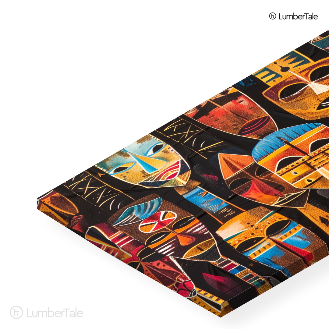 The Masked Moodboard – Tribal Realness on a Stretched Canvas