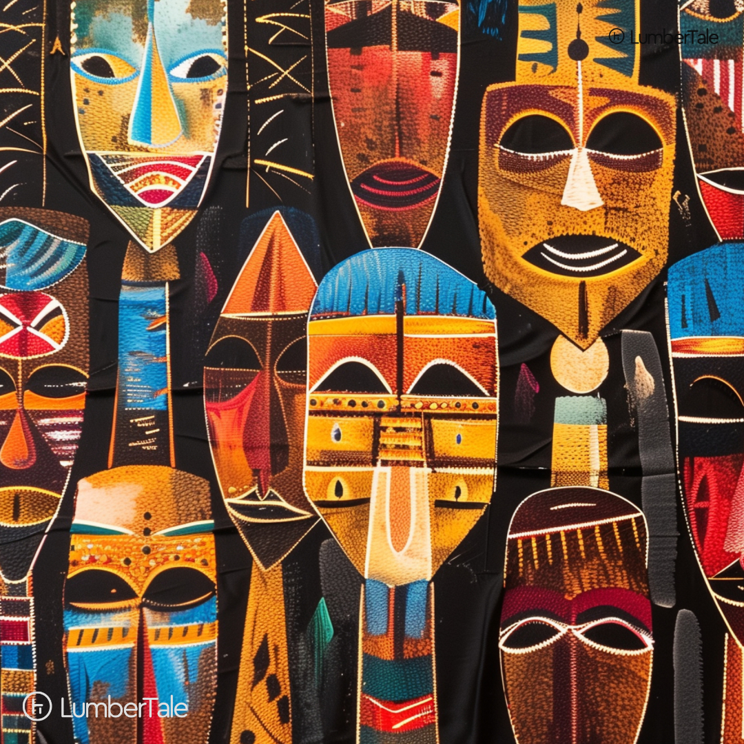 The Masked Moodboard – Tribal Realness on a Stretched Canvas