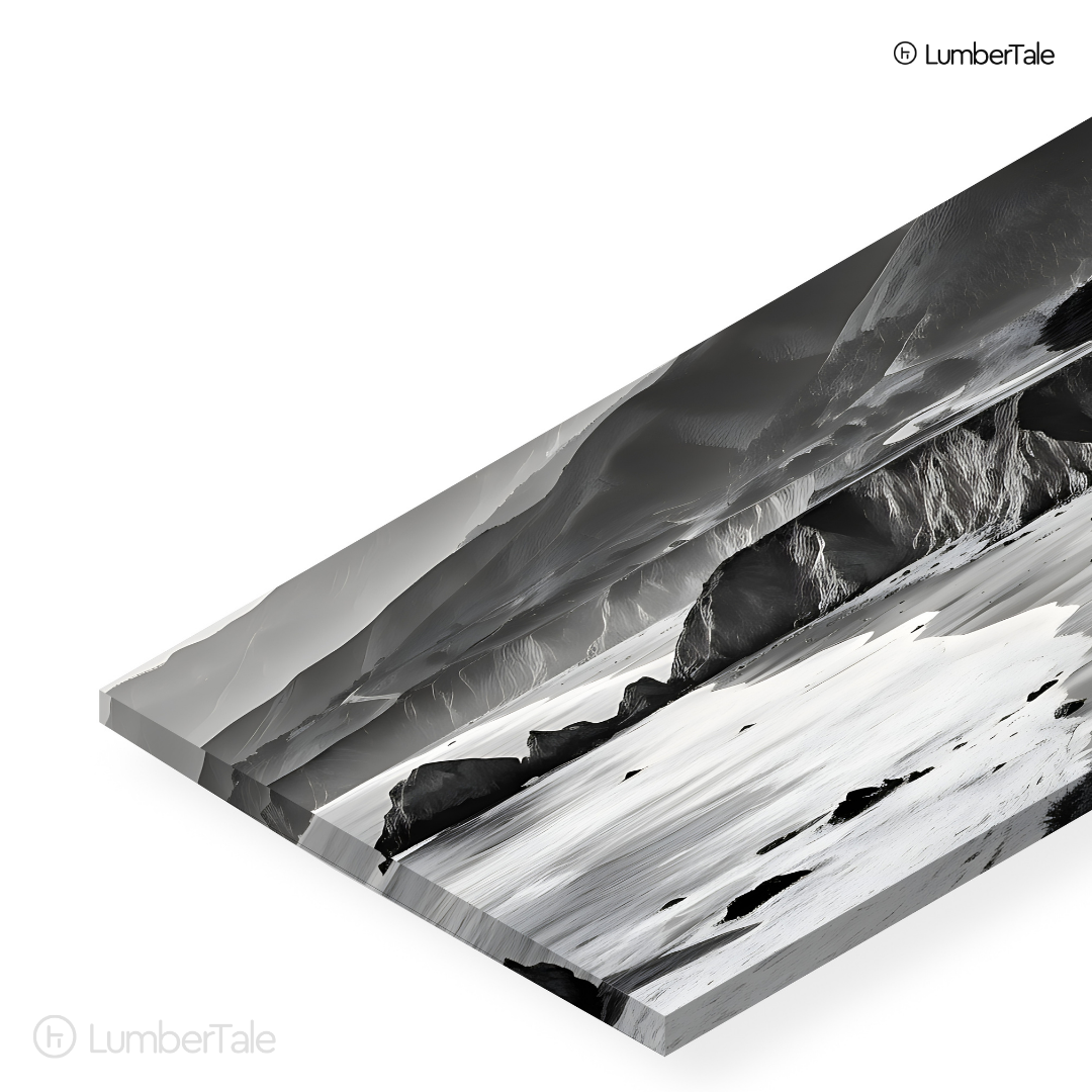 Cliff Hanger – Moody Coastal Portrait on Stretched Canvas
