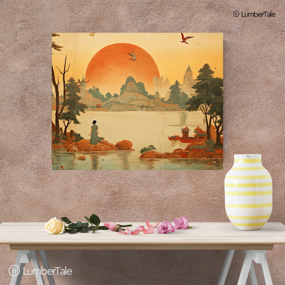 Sunset Soliloquy – Daydreams on Stretched Canvas