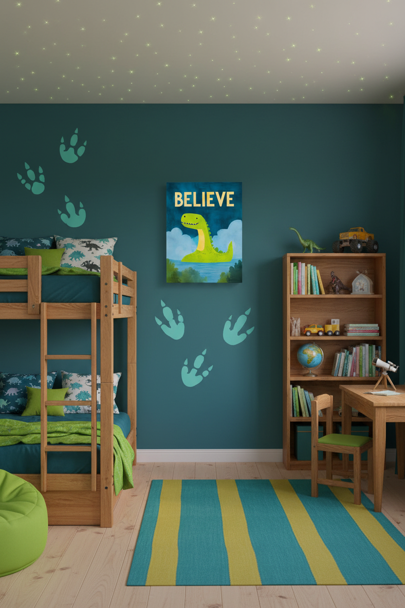 Believe Canvas Colorful Kids Room Mockup
