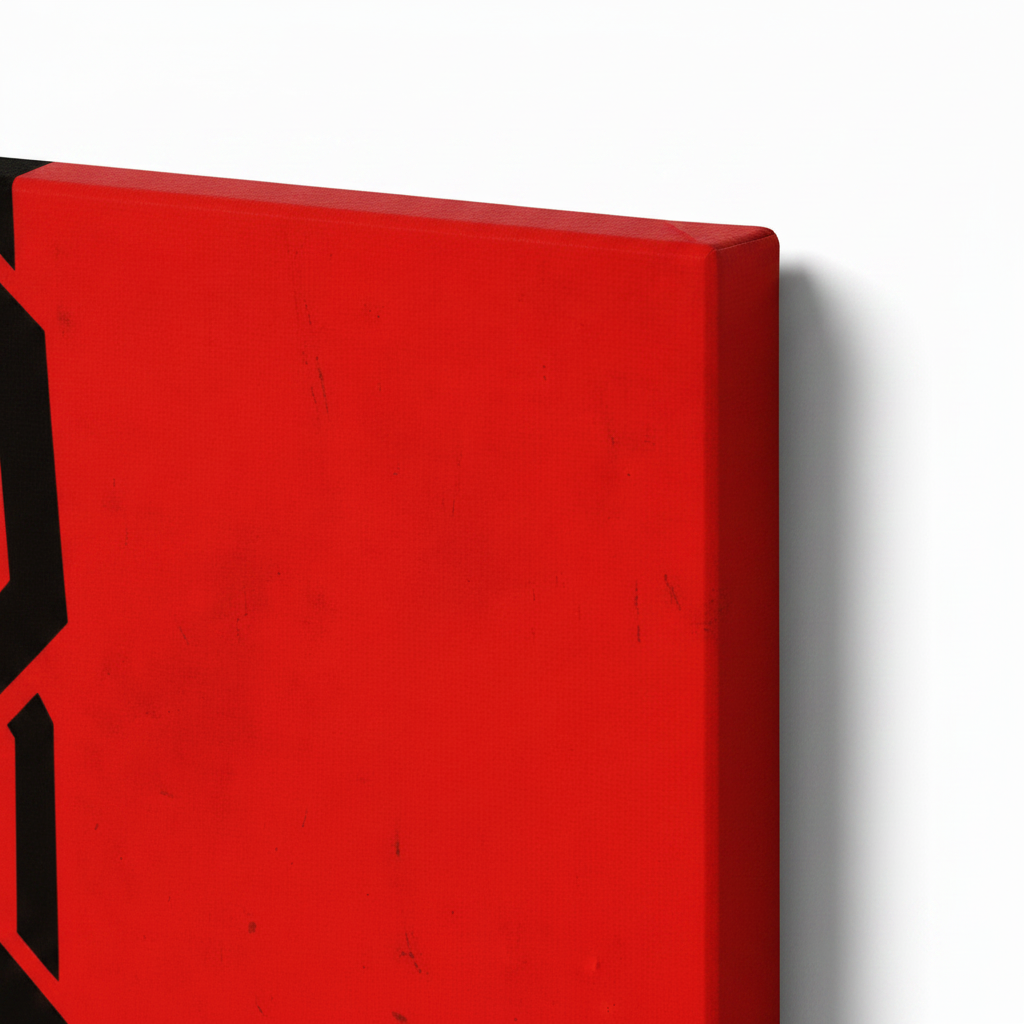 Django Unchained Canvas Upper Right Corner Close-Up