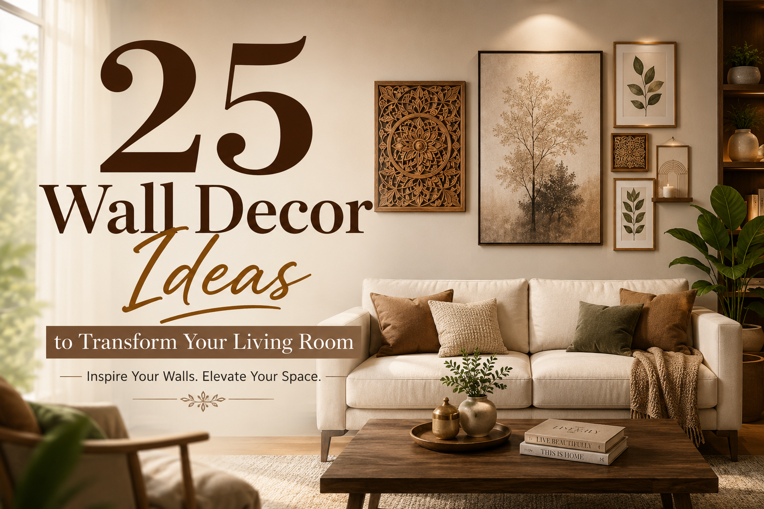 25 Wall Decor Ideas to Transform Your Living Room
