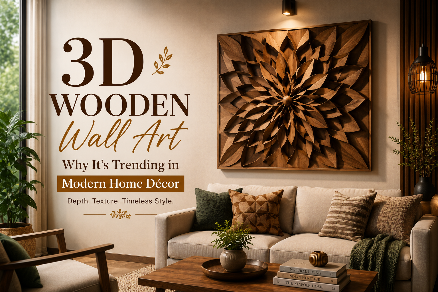 3D Wooden Wall Art: 15 Ideas for Modern Home Décor