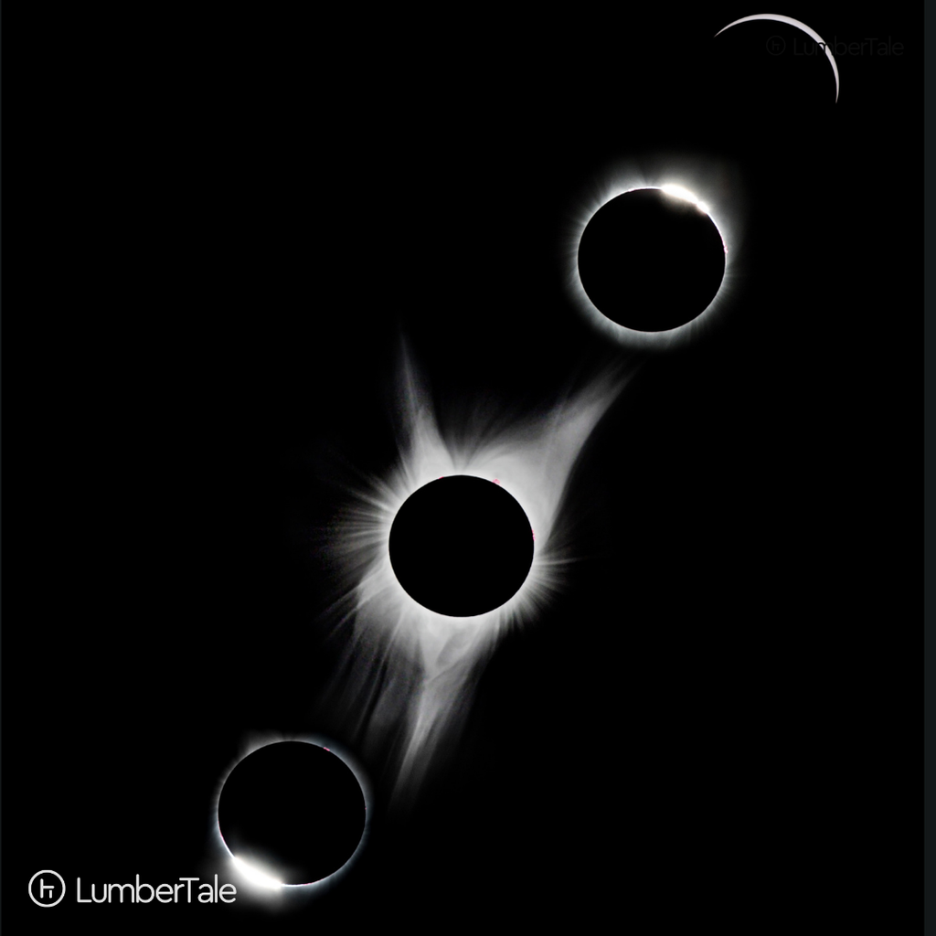 Black Solar Eclipse Classic Stretched Frame Wall Hanging For Home Decor