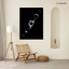 Black Solar Eclipse Classic Stretched Frame Wall Hanging For Home Decor