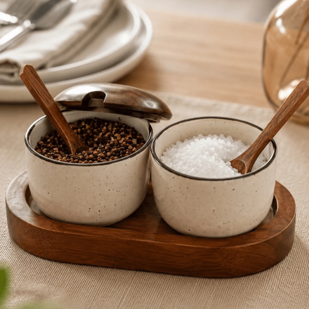 The Condiment Bowls with Tray