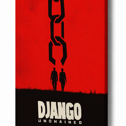 Django Unchained - Bold Western - Stretched Canvas
