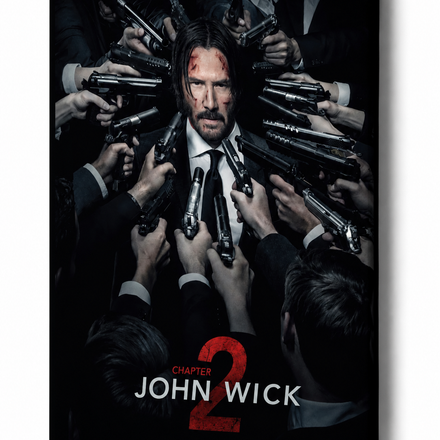 John Wick: Chapter 2 - Action Movie - Stretched Canvas