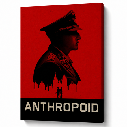Anthropoid - Vintage War Film - Stretched Canvas