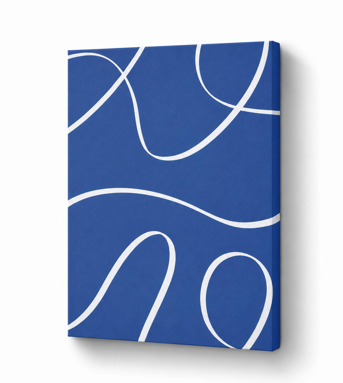 Minimalist Abstract Line Art Canvas - Stretched Canvas
