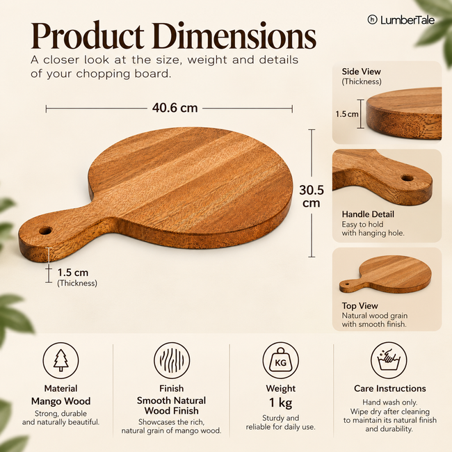 Round Chopping Board Main Image