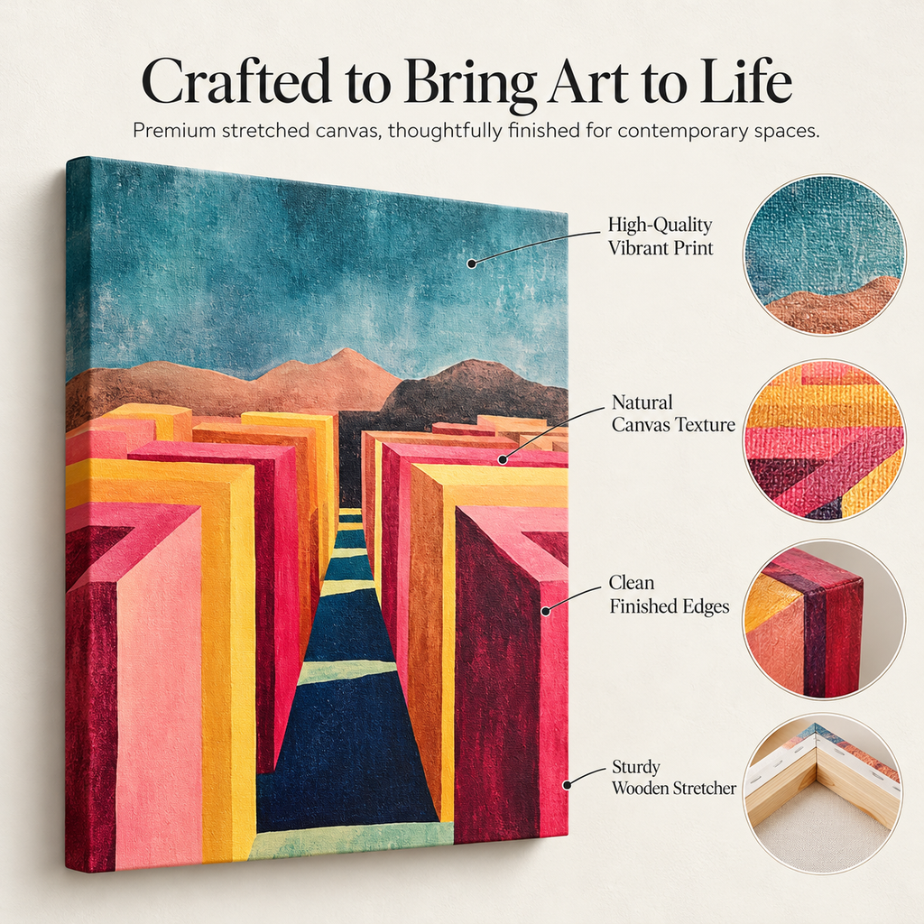 Less Clutter, More Impact – Stretched Canvas