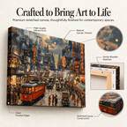 Smoke & Glamour – Jazz Age Jams – Retro NYC Canvas for Urban Nostalgia