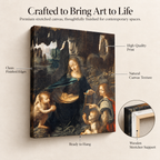 Holy But Make It Renaissance Chic - Da Vinci Drama - Stretched Canvas For Reading Nooks Coffee Walls Dramatic Corners