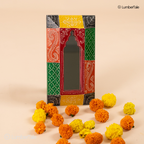 Royal Reflection – Hand-Painted Decorative Wooden Mirror