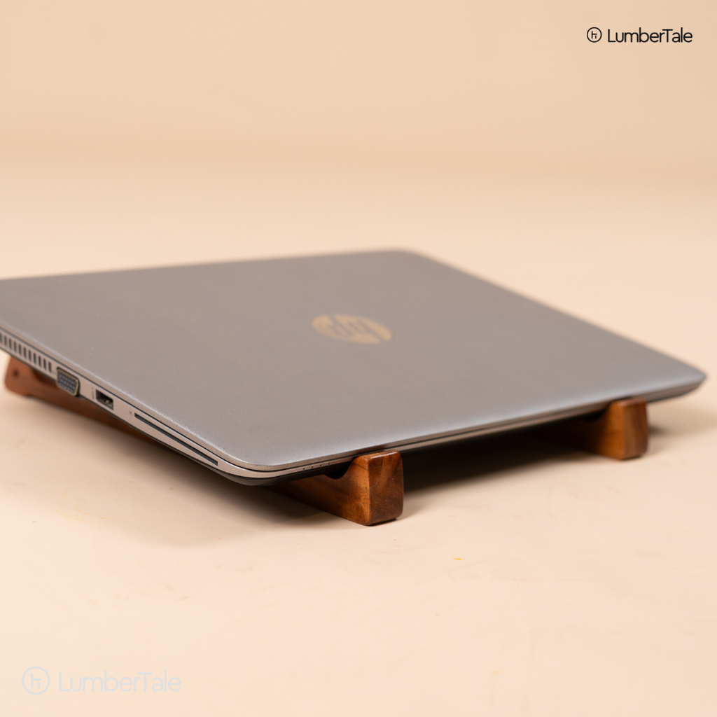 The WorkLift – Sheesham Wood Laptop Stand