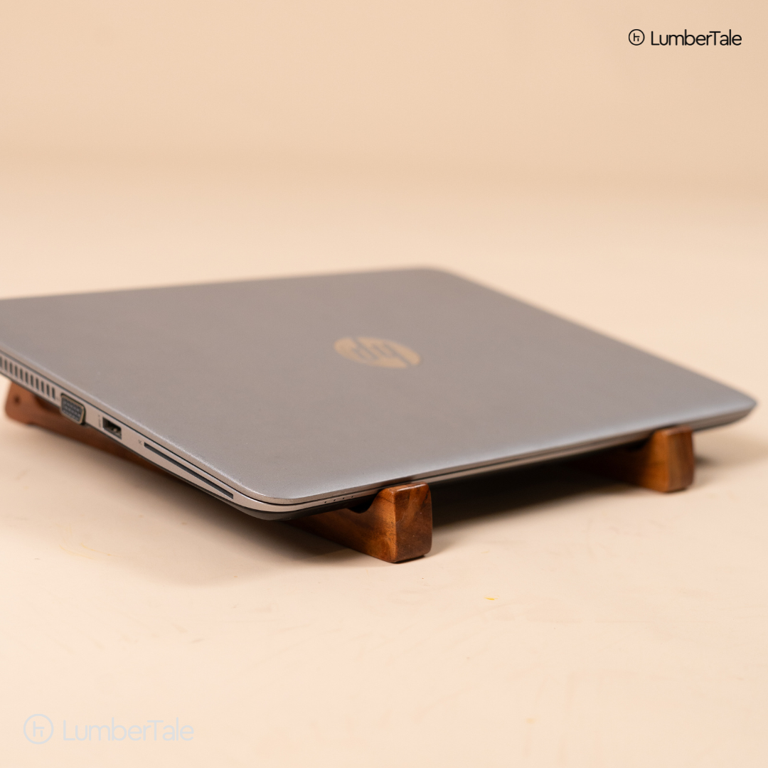 The WorkLift – Sheesham Wood Laptop Stand