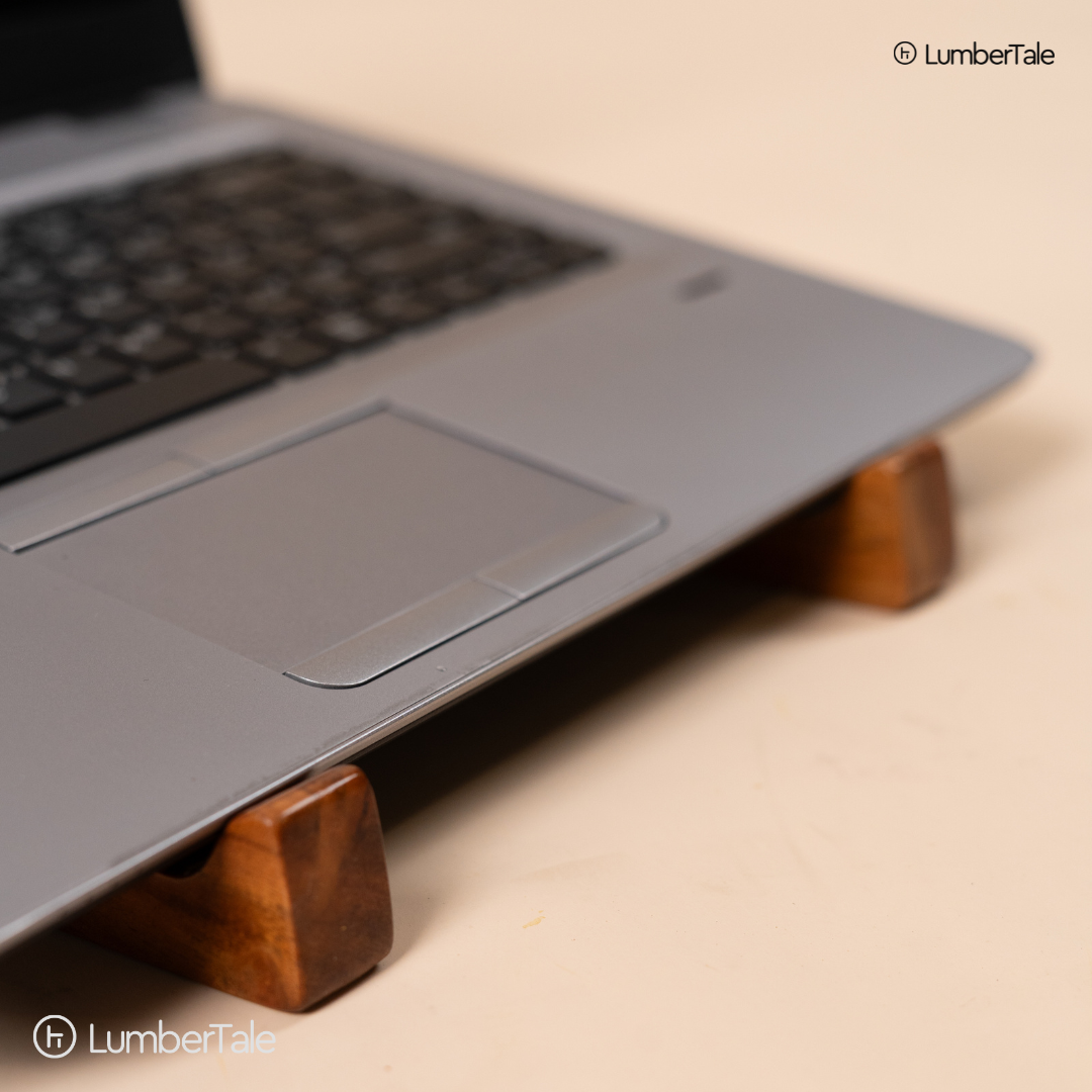 The WorkLift – Sheesham Wood Laptop Stand