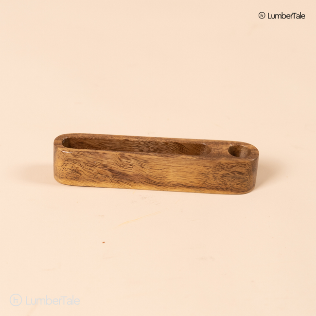 The SleekMate – Wooden Pen & Card Holder Main Image