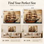 Sail Goals – Tall Ship Takeover on Stretched Canvas