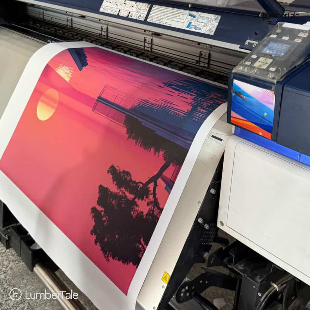 Neon Mirage – Sunset Soaked Infinity Bliss – Stretched Canvas for Chill Seekers