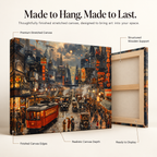 Smoke & Glamour – Jazz Age Jams – Retro NYC Canvas for Urban Nostalgia
