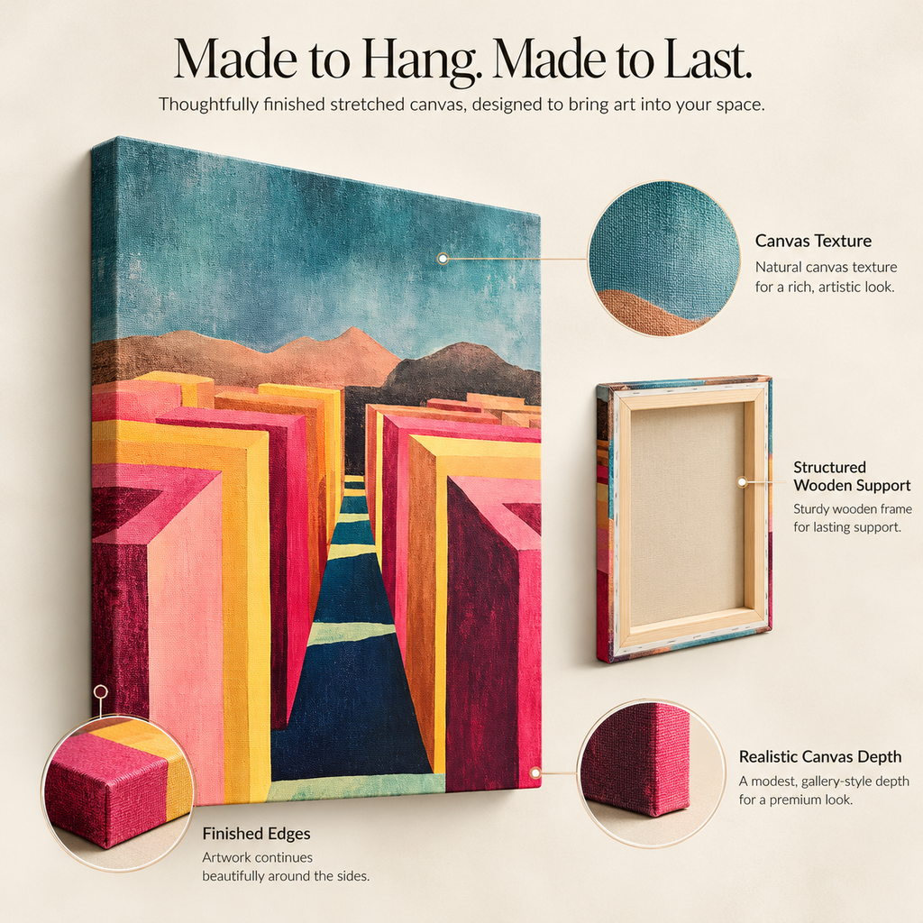 Less Clutter, More Impact – Stretched Canvas