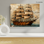 Sail Goals – Tall Ship Takeover on Stretched Canvas