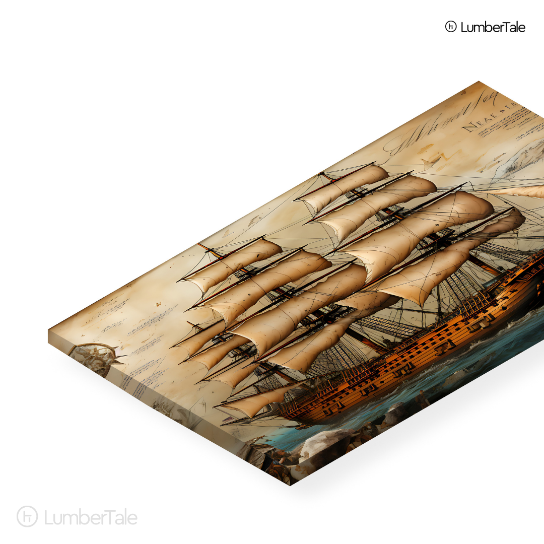 Sail Goals – Tall Ship Takeover on Stretched Canvas