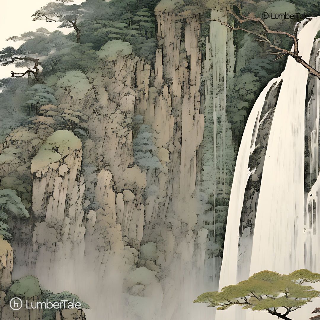 Mist Me Not – Waterfall Majesty on Stretched Canvas