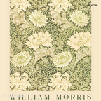 William Morris Chrysanthemum – Stretched Canvas