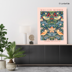 William Morris Strawberry Thief – Stretched Canvas