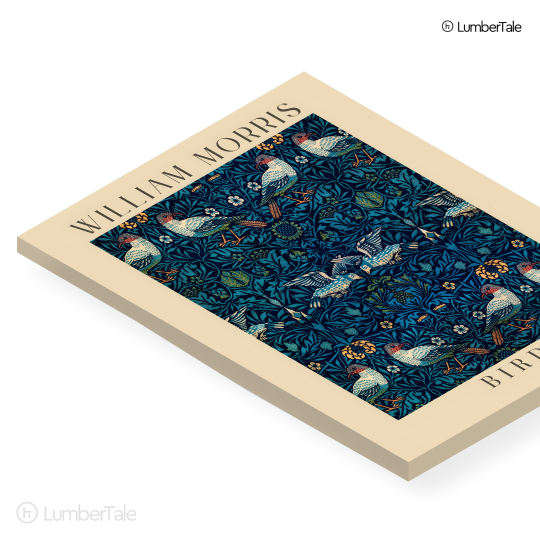 William Morris Bird & Bloom – Stretched Canvas