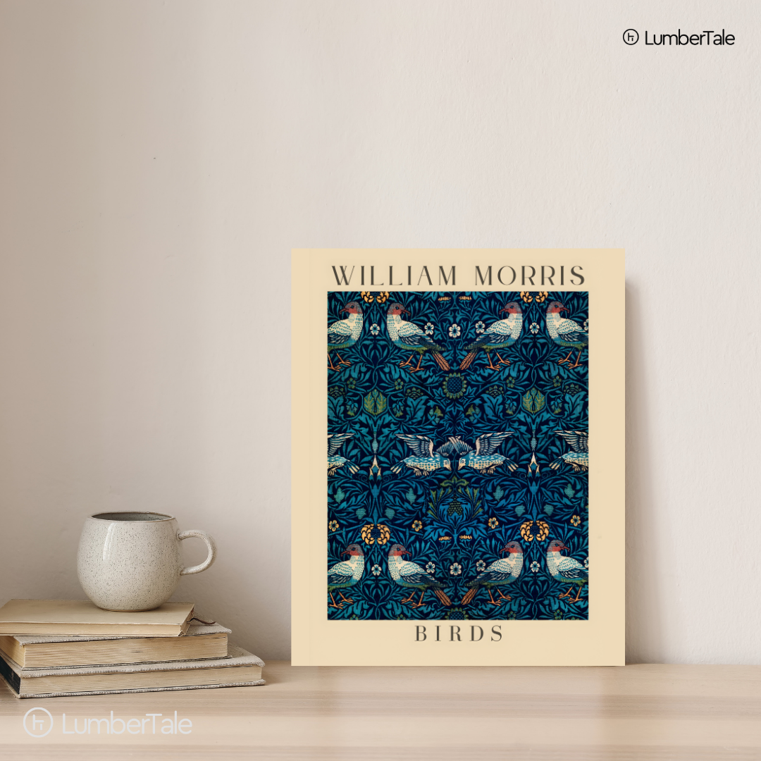 William Morris Bird & Bloom – Stretched Canvas