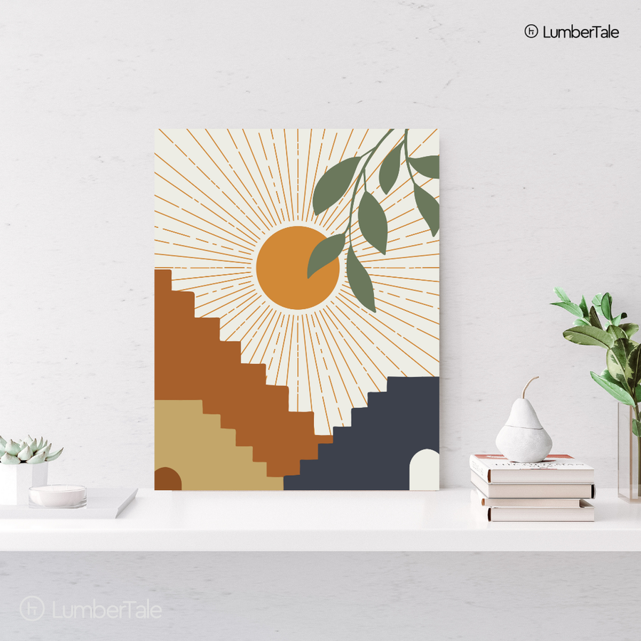 Calm & Collected – Stretched Canvas