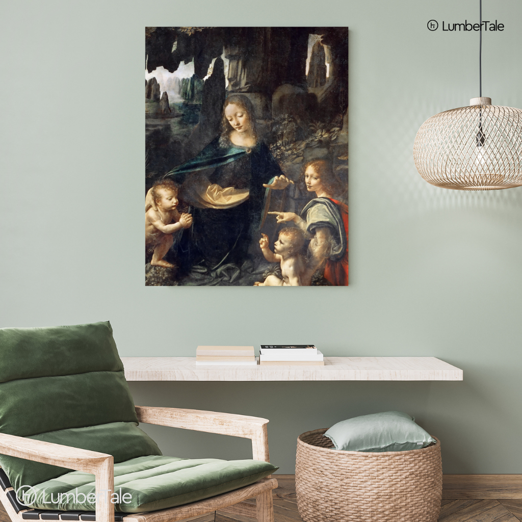Holy But Make It Renaissance Chic - Da Vinci Drama - Stretched Canvas For Reading Nooks Coffee Walls Dramatic Corners