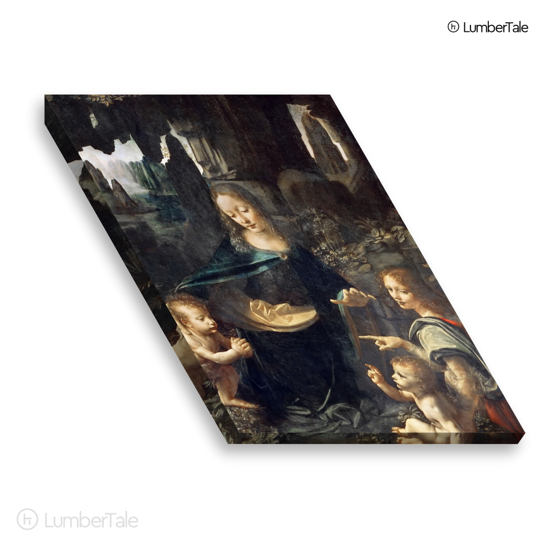 Holy But Make It Renaissance Chic - Da Vinci Drama - Stretched Canvas For Reading Nooks Coffee Walls Dramatic Corners