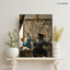 Muse in Blue - Artception Realness - Stretched Canvas For Studios Study Walls Vintage - Loving Souls
