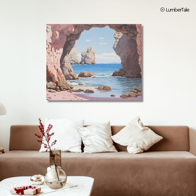 Peek-a-Blue – Secret Cove Chronicles – Ocean Arch Canvas for Calm Corners Hover Image