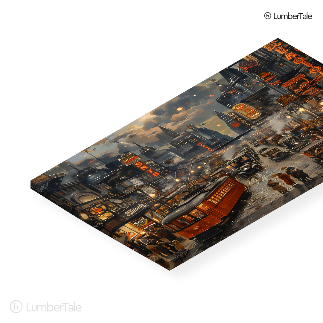 Smoke & Glamour – Jazz Age Jams – Retro NYC Canvas for Urban Nostalgia