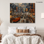 Smoke & Glamour – Jazz Age Jams – Retro NYC Canvas for Urban Nostalgia